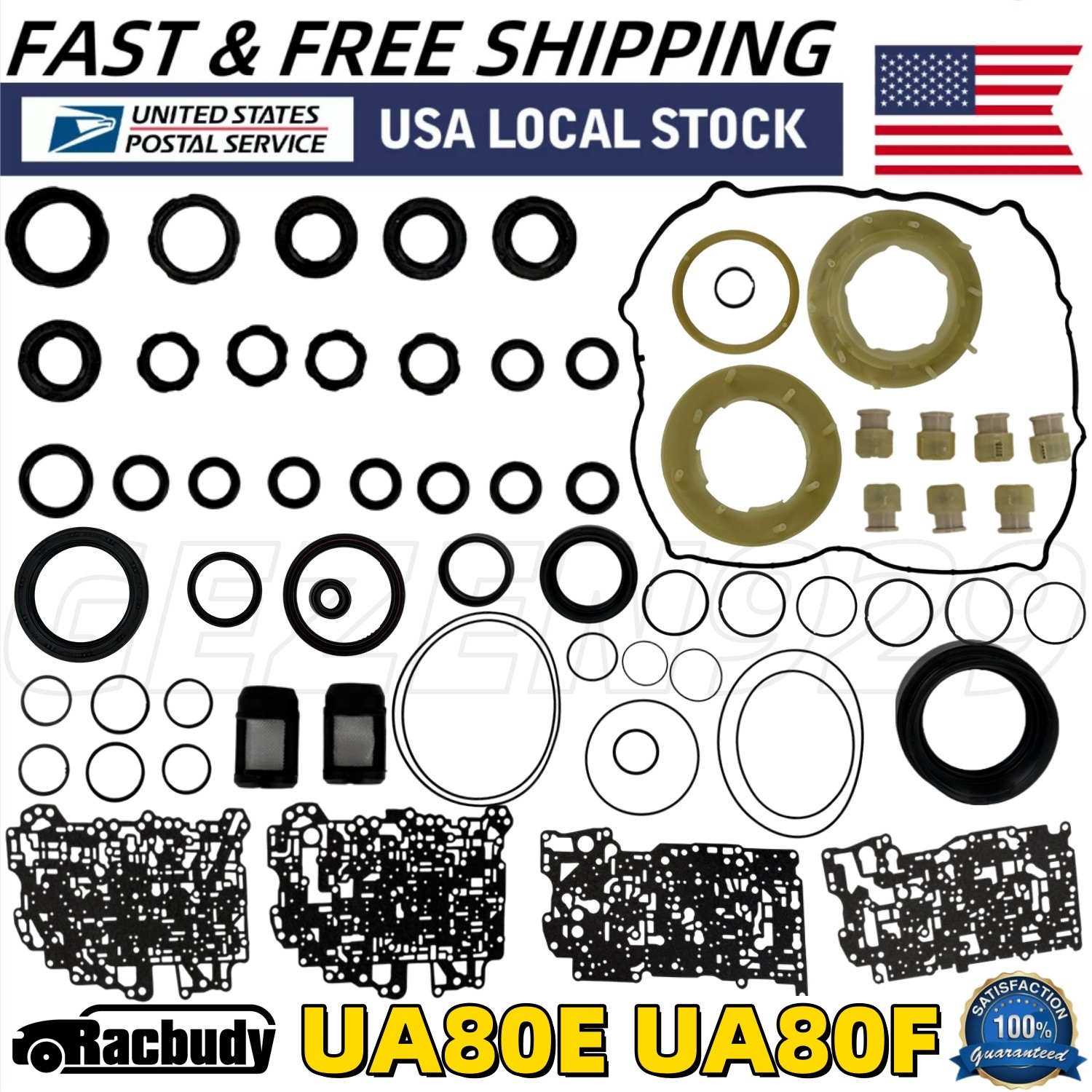 UA80 UA80E UA80F Transmission Master Overhaul Rebuild Kit For Toyota Camry Lexus