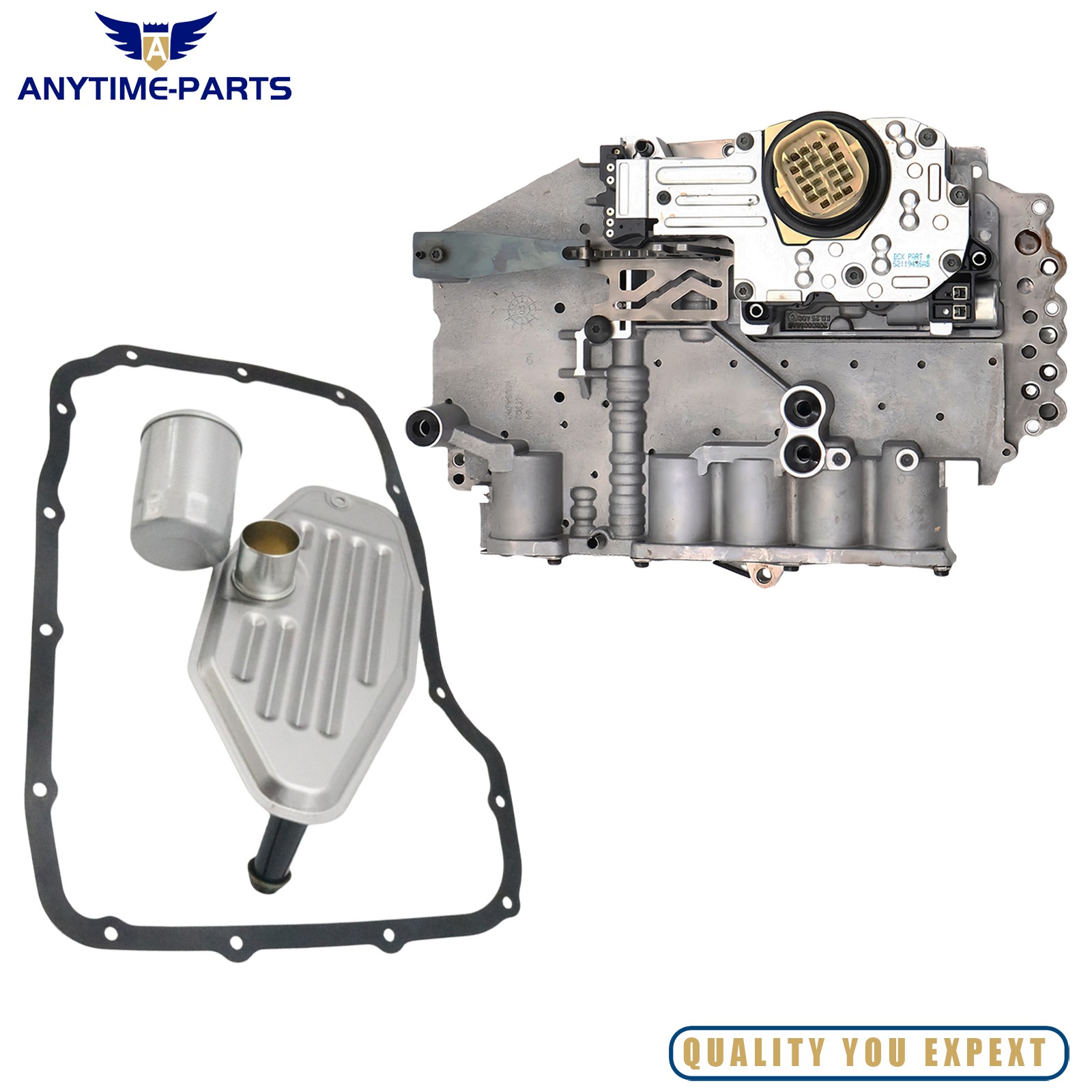 For Jeep Grand Cherokee 00-11 Transmission Valve Body W/Solenoids & Filter Kit
