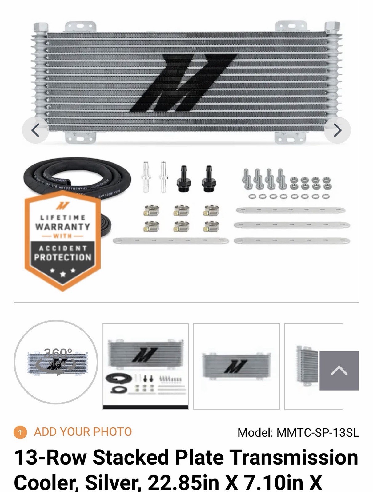 Mishimoto Universal Transmission Coolrer Kit