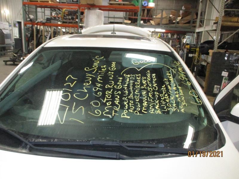 Automatic Transmission 1.4L LT Fits 15 SONIC 468712