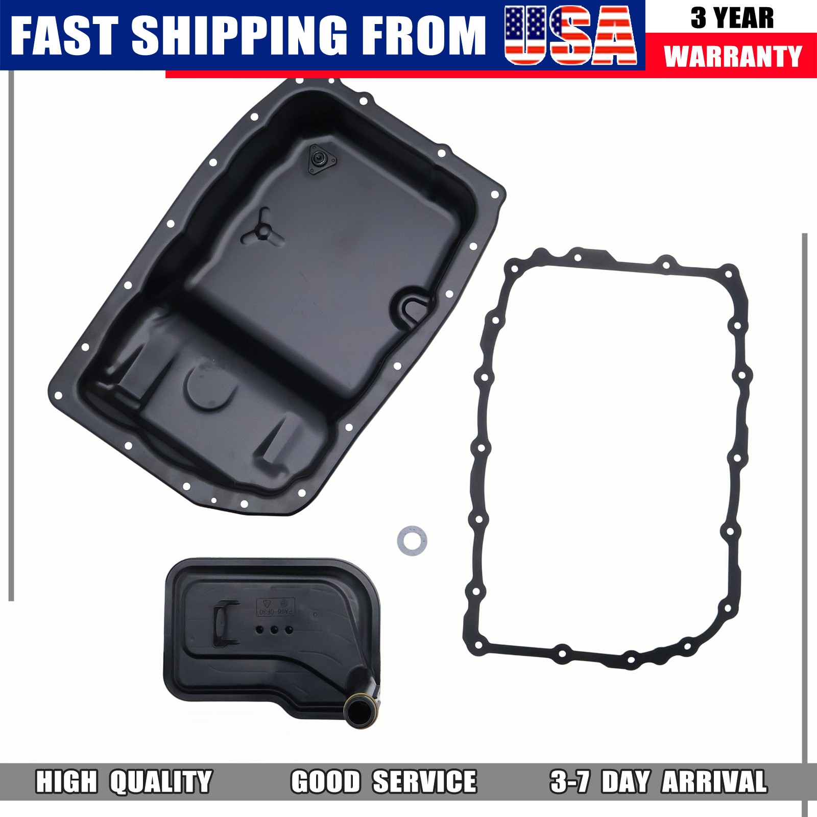 New Transmission Oil Pan W/Gasket ＆Filter fit 2009-2018 Chevrolet Silverado 1500