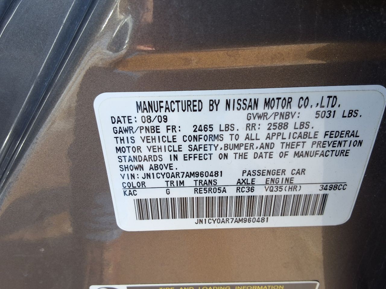 Transfer Case Automatic Transmission Fits 03-08 INFINITI FX SERIES 1261047