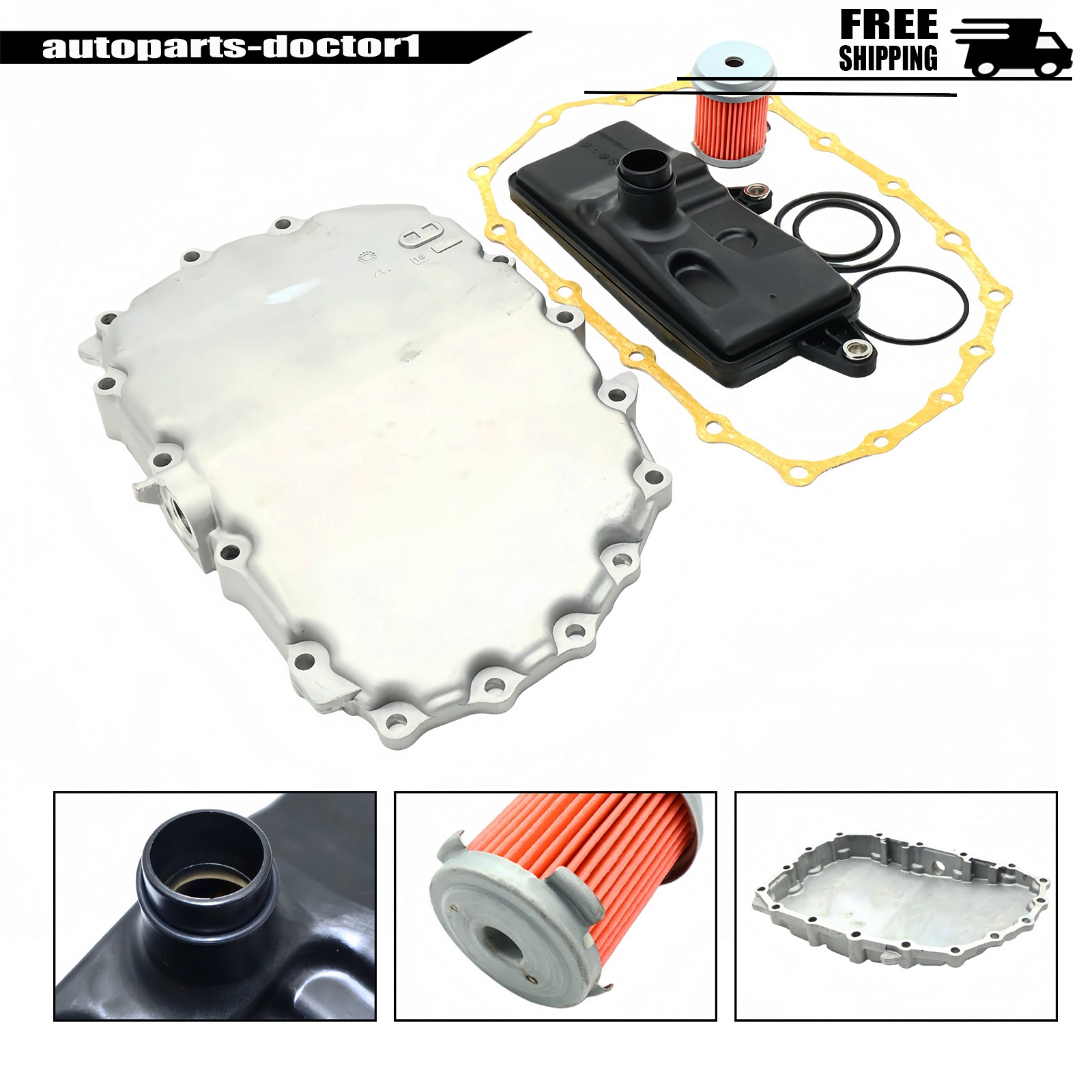 Transmission Oil Pan&Filter&Gaskets Kit For Honda Civic HR-V Fit 2014-2020