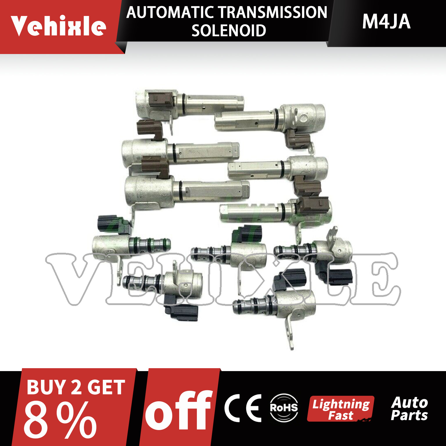 8DCT MDSA M4JA Automatic Transmission Solenoid Kit for 16-20 Acura TLX ILX