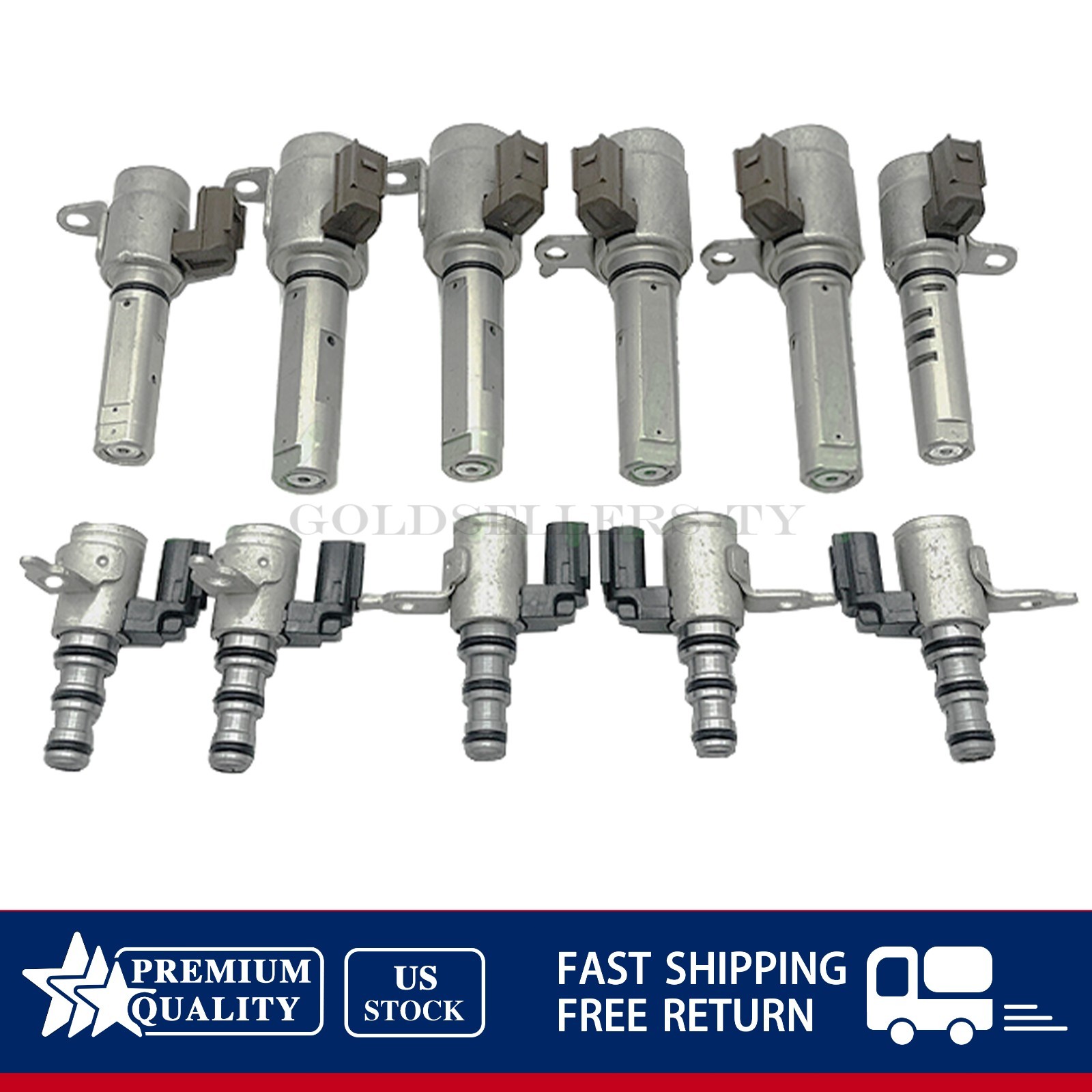 11PCS For 16-20 Acura TLX ILX 8DCT MDSA M4JA Automatic Transmission Solenoid Set