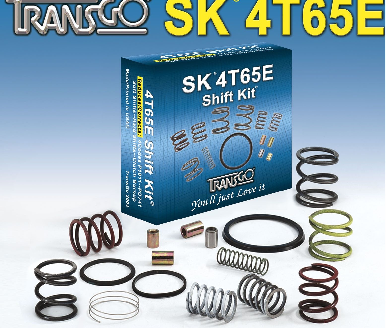 TransGo Shift Kit SK4T65E 4T65E 1997-2008 Fix Codes P1811 P0741 Works On Volvo