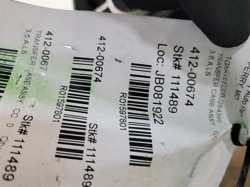 2008-2015 Buick Enclave Transfer Case ID 24264331