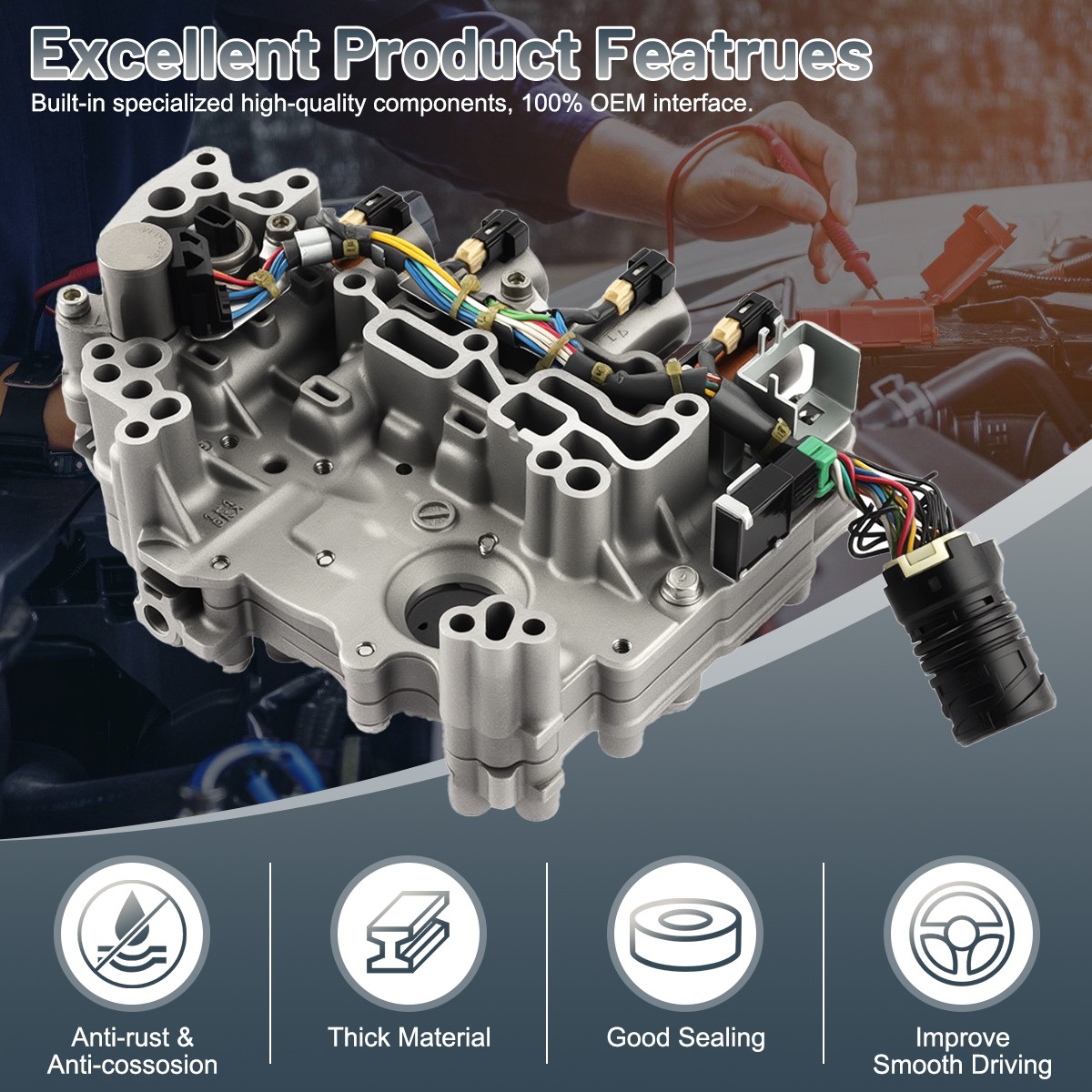 OEM CVT Transmission Valve Body Fit Nissan Sentra Versa 1.6L 1.8L JF015E RE0F11A