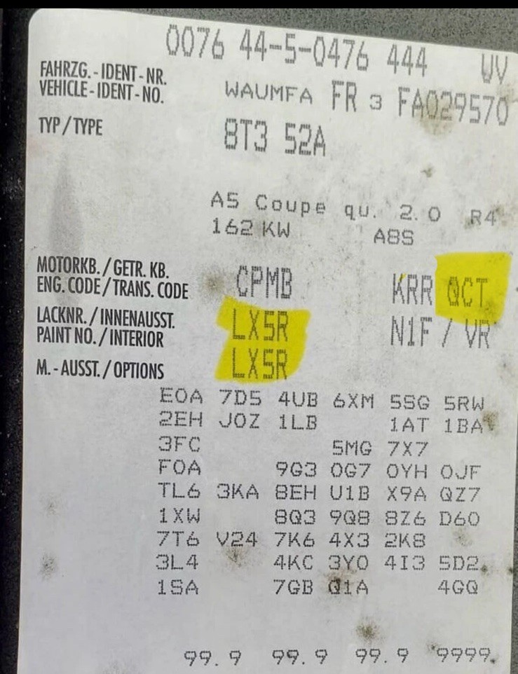 15-17 AUDI A5 QUATTRO 2.0L AWD QCT 8 SPEED AUTOMATIC TRANSMISSION 81K MILES OEM