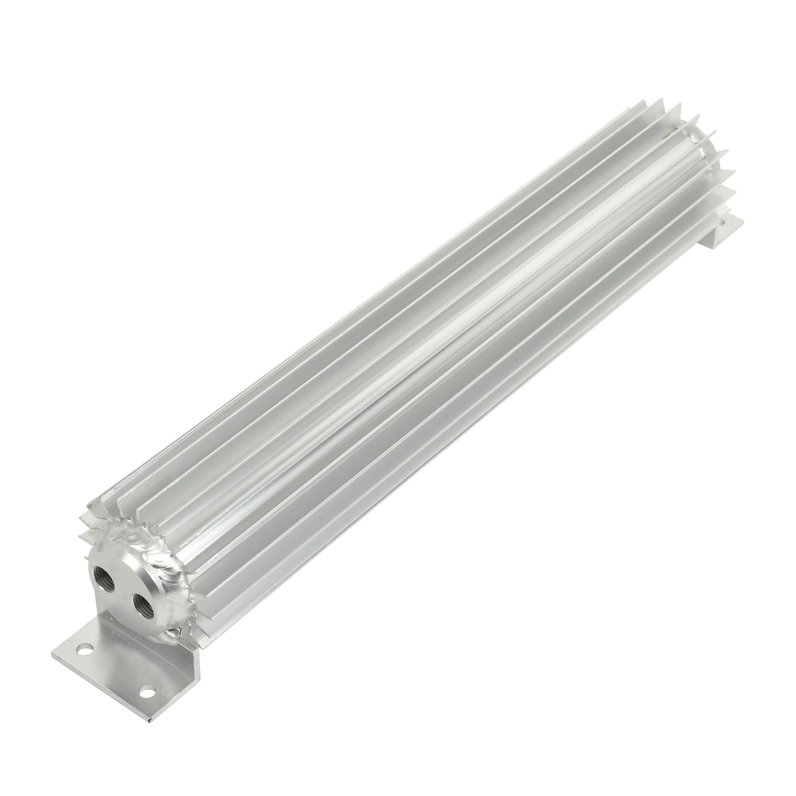 Aluminum Dual Pass 15″ Finned Transmission Oil Cooler Universal For Hot Rod Cars