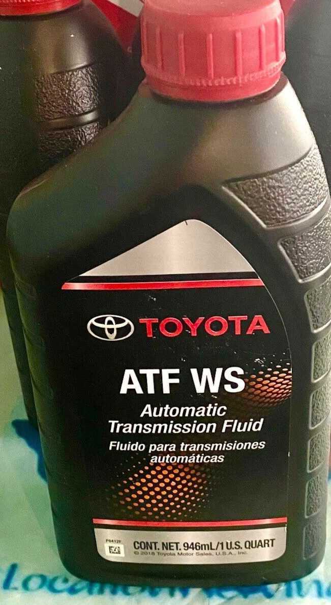 (4) OEM TOYOTA ATF WS Automatic Transmission Oil 00289-ATFWS same as dealer