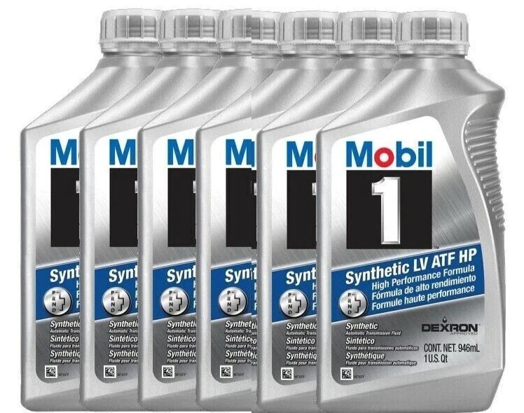 6 Quarts Mobil 1 LV HP Transmission Fluid For 8L90 15+ Chevy/GMC Trucks/SUVs