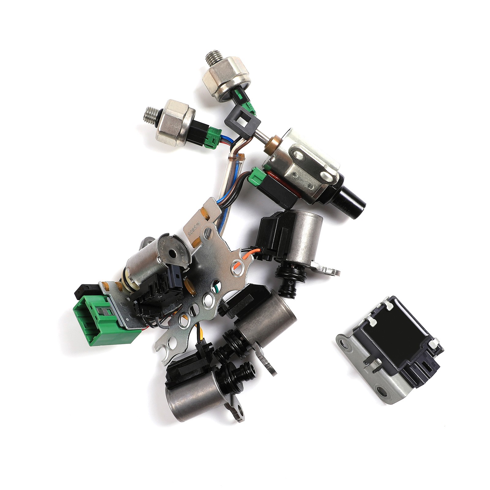 For Nissan CVT Transmission Valve Body Solenoid Sensor Kit JF011E RE0F10A F1CJA