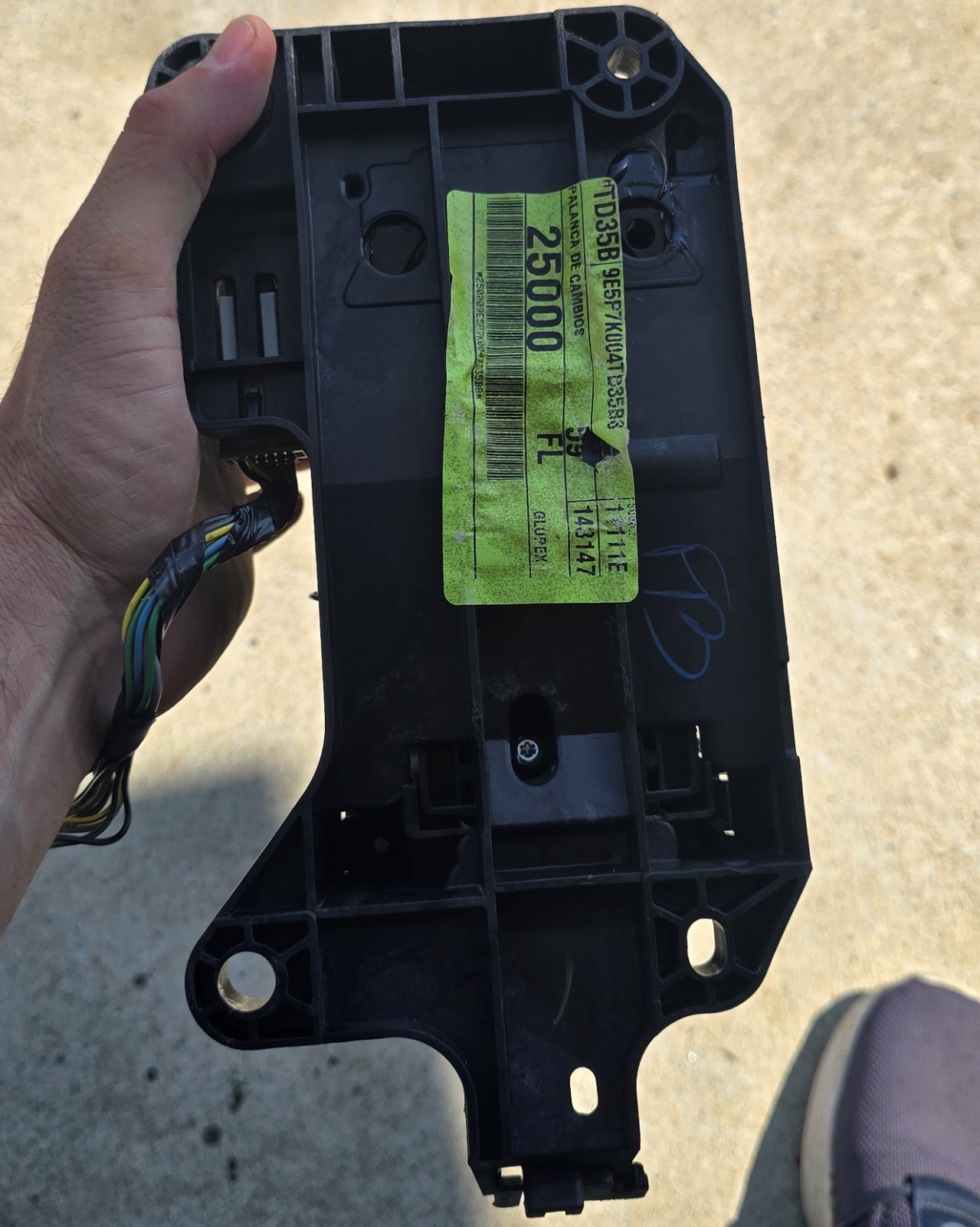 2012 Ford Fusion Automatic Transmission Shift Lever Assembly 9E5P7K004TD35B8 OEM