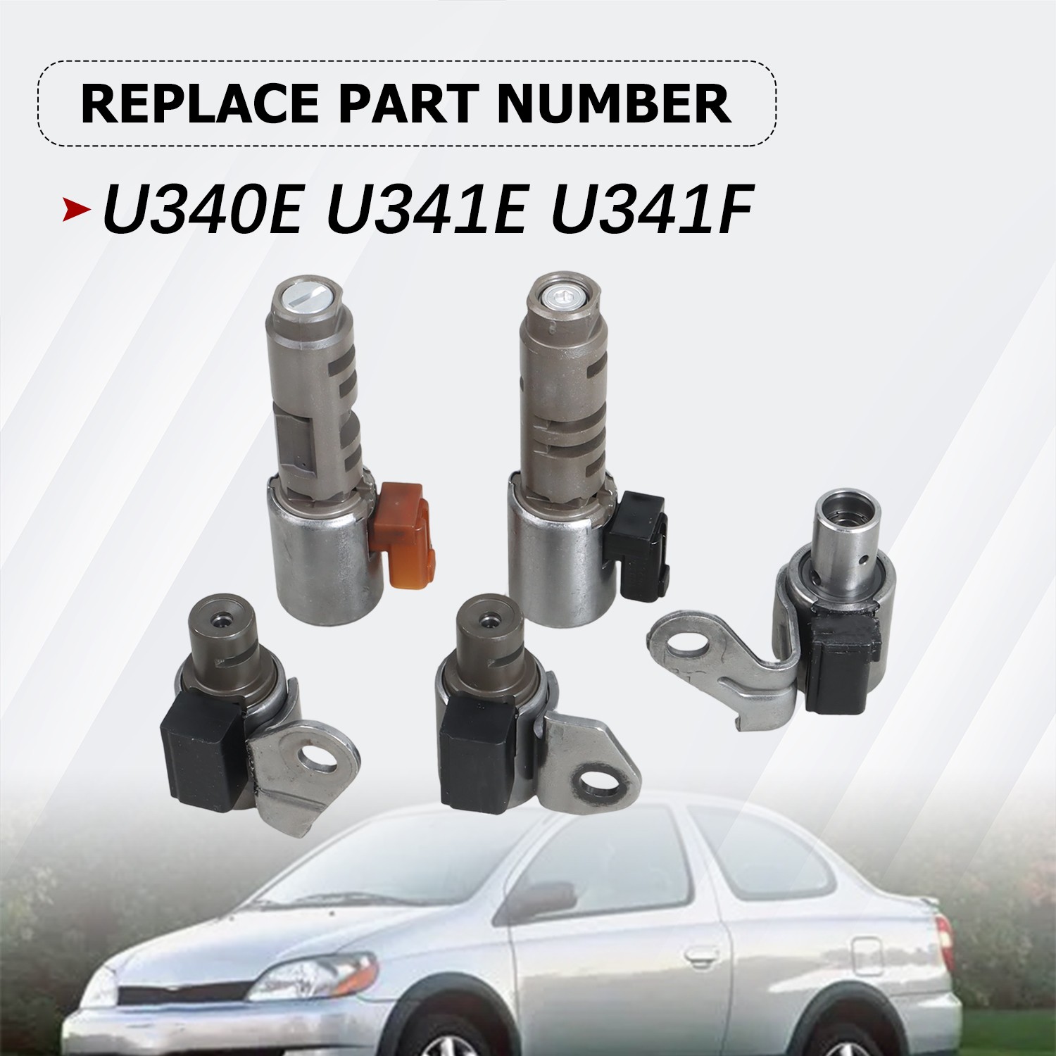 5pcs U341E U341F Transmission Solenoid Kit for Toyota Corolla U340E