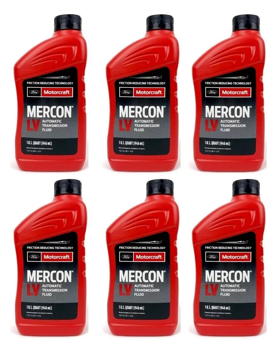 OEM Motorcraft XT10QLVC Mercon LV Automatic Transmission Fluid 6 Quarts