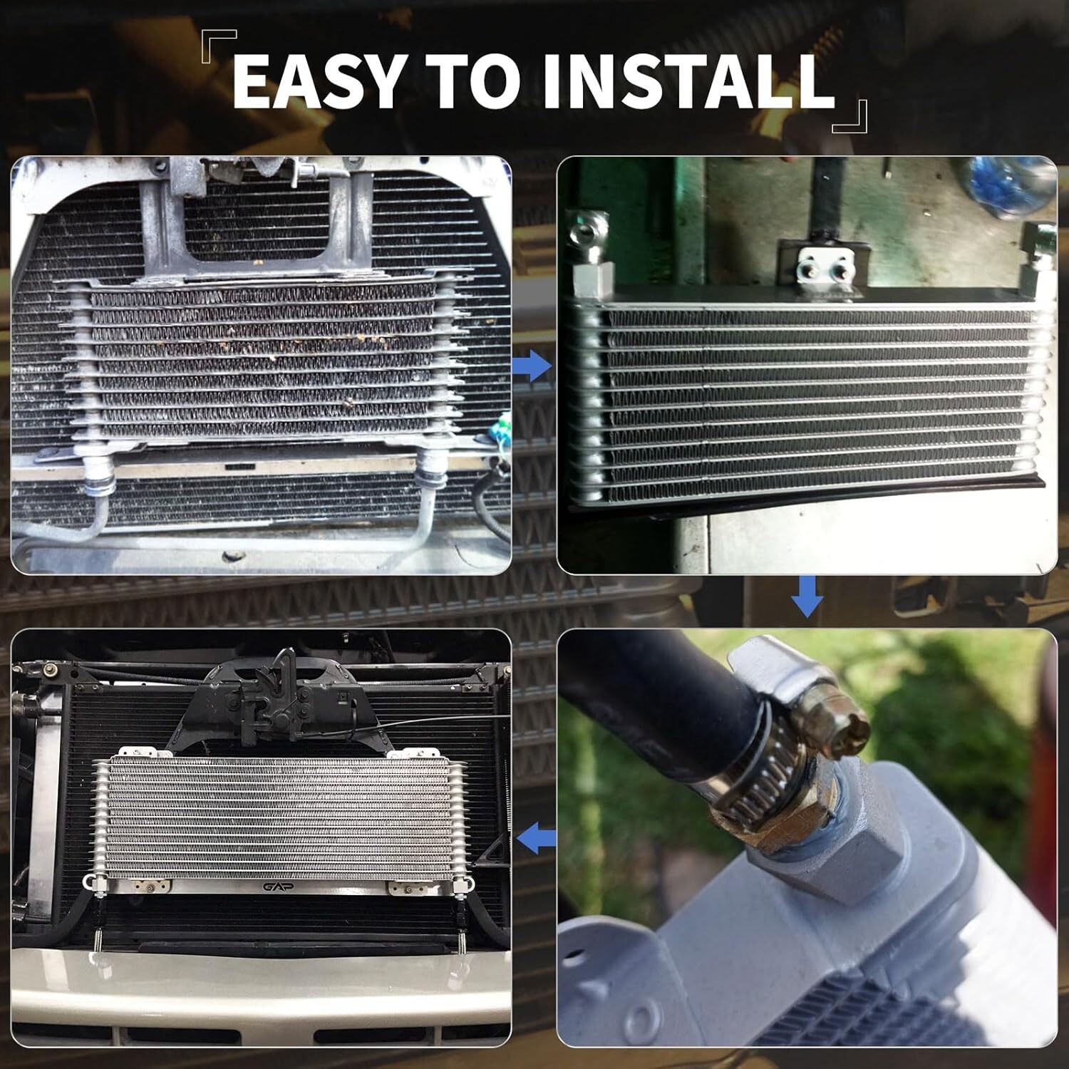 LPD47391 For Tru Cool 40K Low Pressure Drop Transmission Oil Cooler 40K GVW