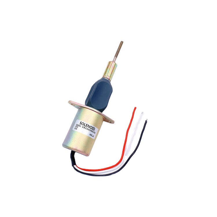 24V Fuel Shutoff Solenoid 1821020C91 for Navistar Perkins Engine 1036-8T 1306-9T