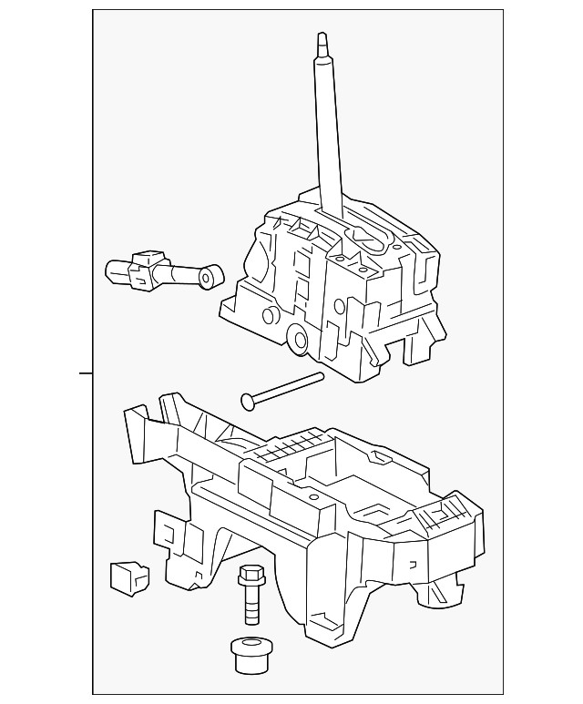 Genuine GM Automatic Transmission Shift Lever Assembly 22966995