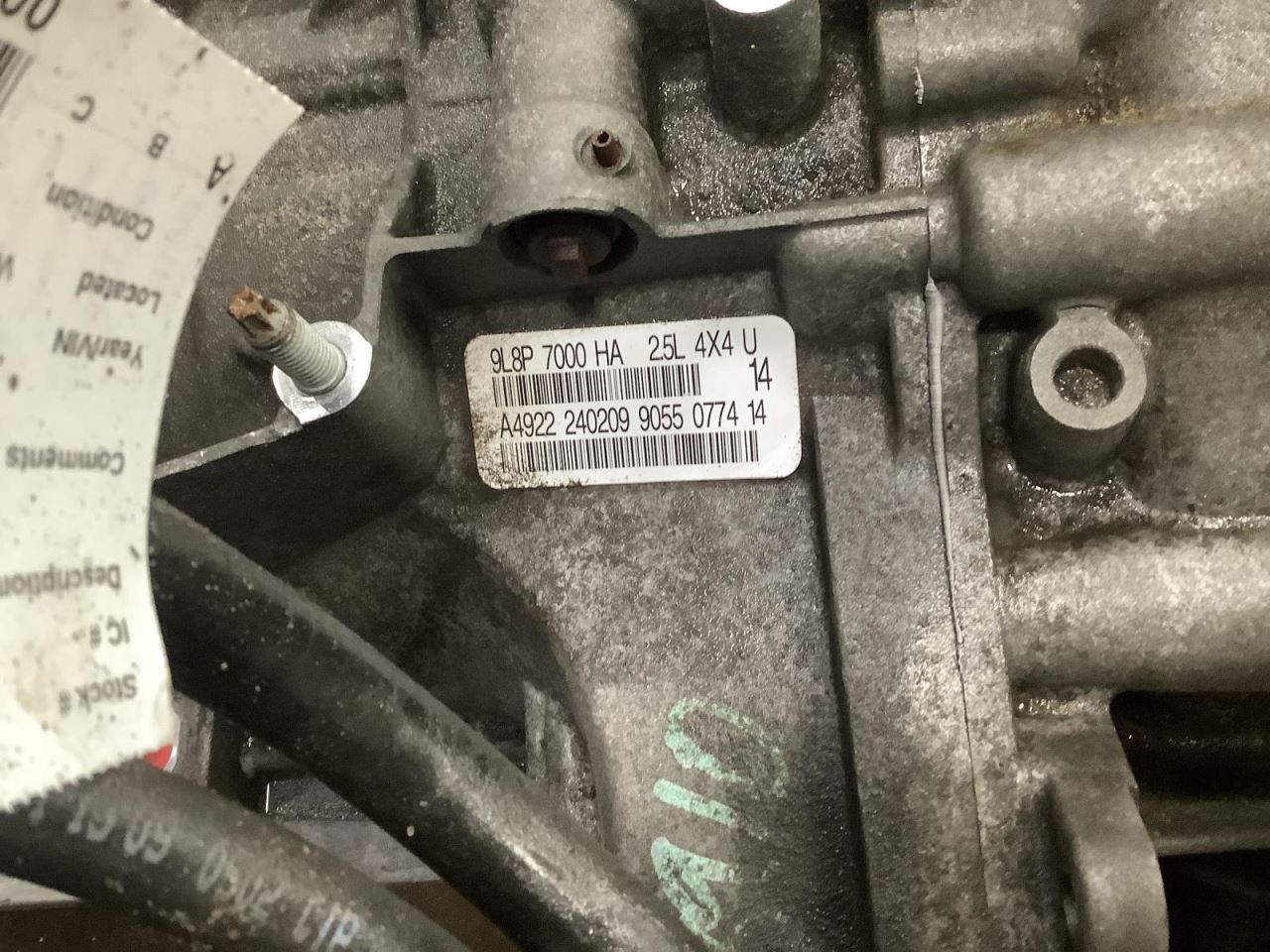 Automatic Transmission 2.5L 6 Speed 4WD Fits 09-11 MAZDA TRIBUTE 350867