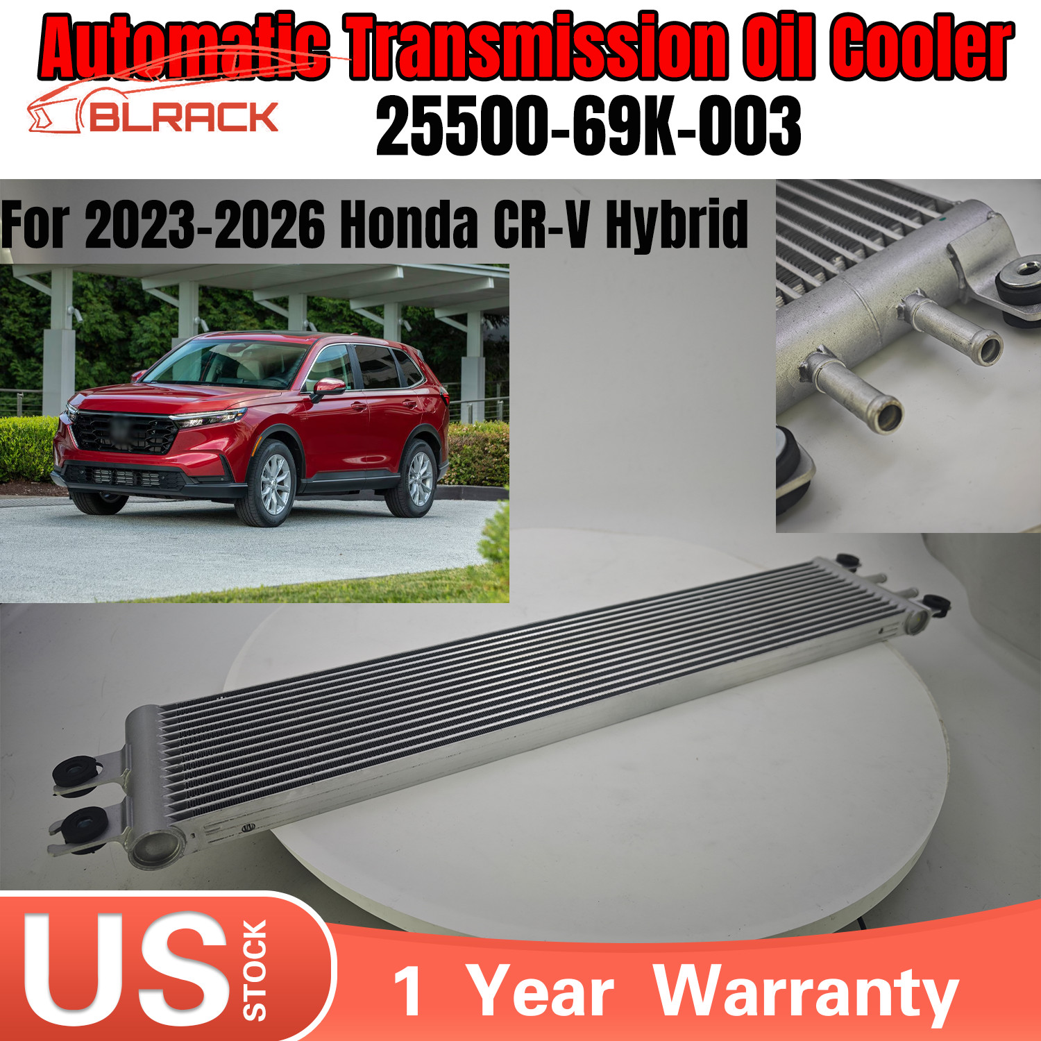 Automatic Transmission Oil Cooler For 2023-2026 Honda CR-V Hybrid 25500-69K-003