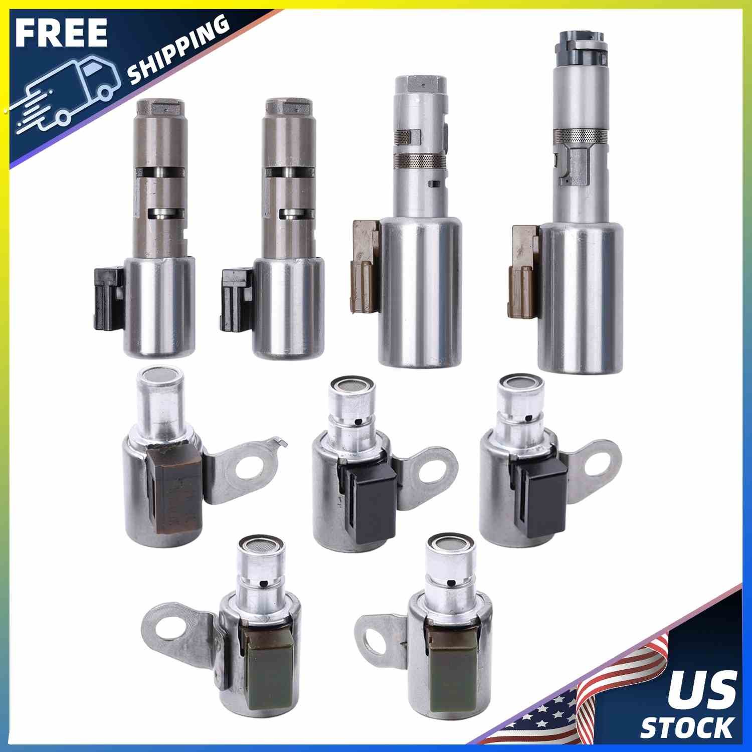 9Pcs transmission solenoids For Lexus IS300 2005 2006 2007 2008 2009 2010-2011