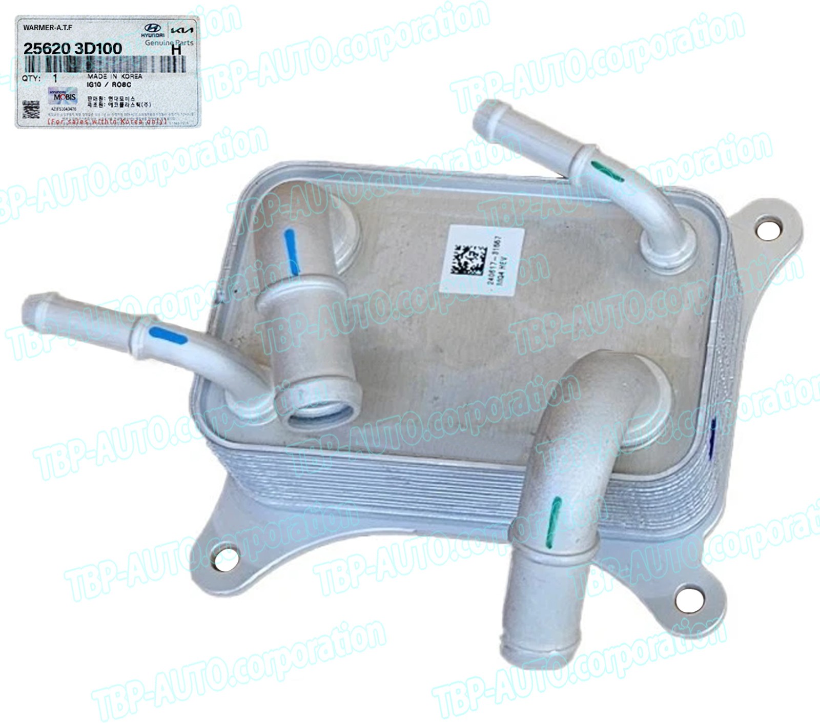 GENUINE® Transmission Cooler Warmer 21-25 HYUNDAI Santa Fe Tucson OEM 256203D100