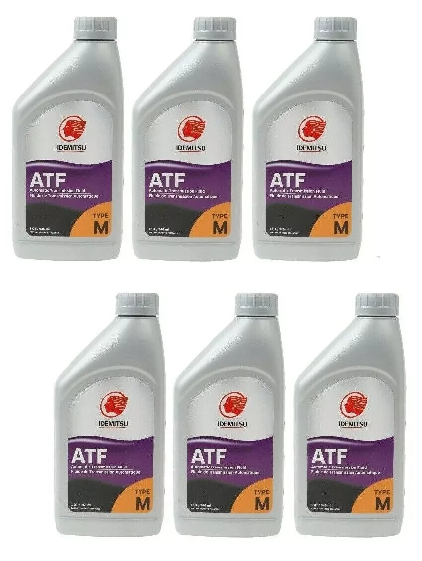 For Auto Trans Type M Fluid IDEMITSU OEM Set of 6 for Mazda M5 A/T Brand New
