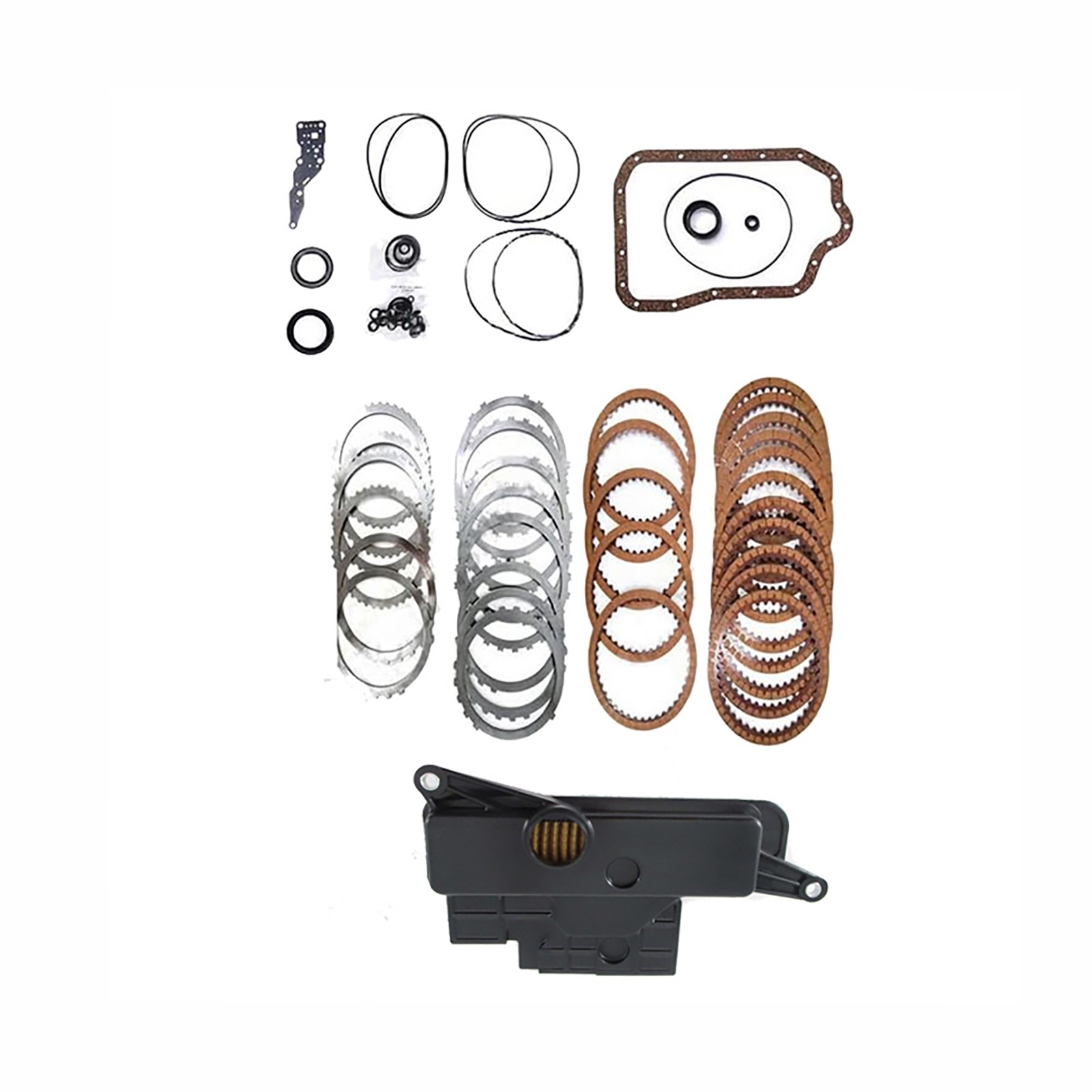 1 set transmission Overhaul Kit Steel Plates Friction Plates Filter Suitable