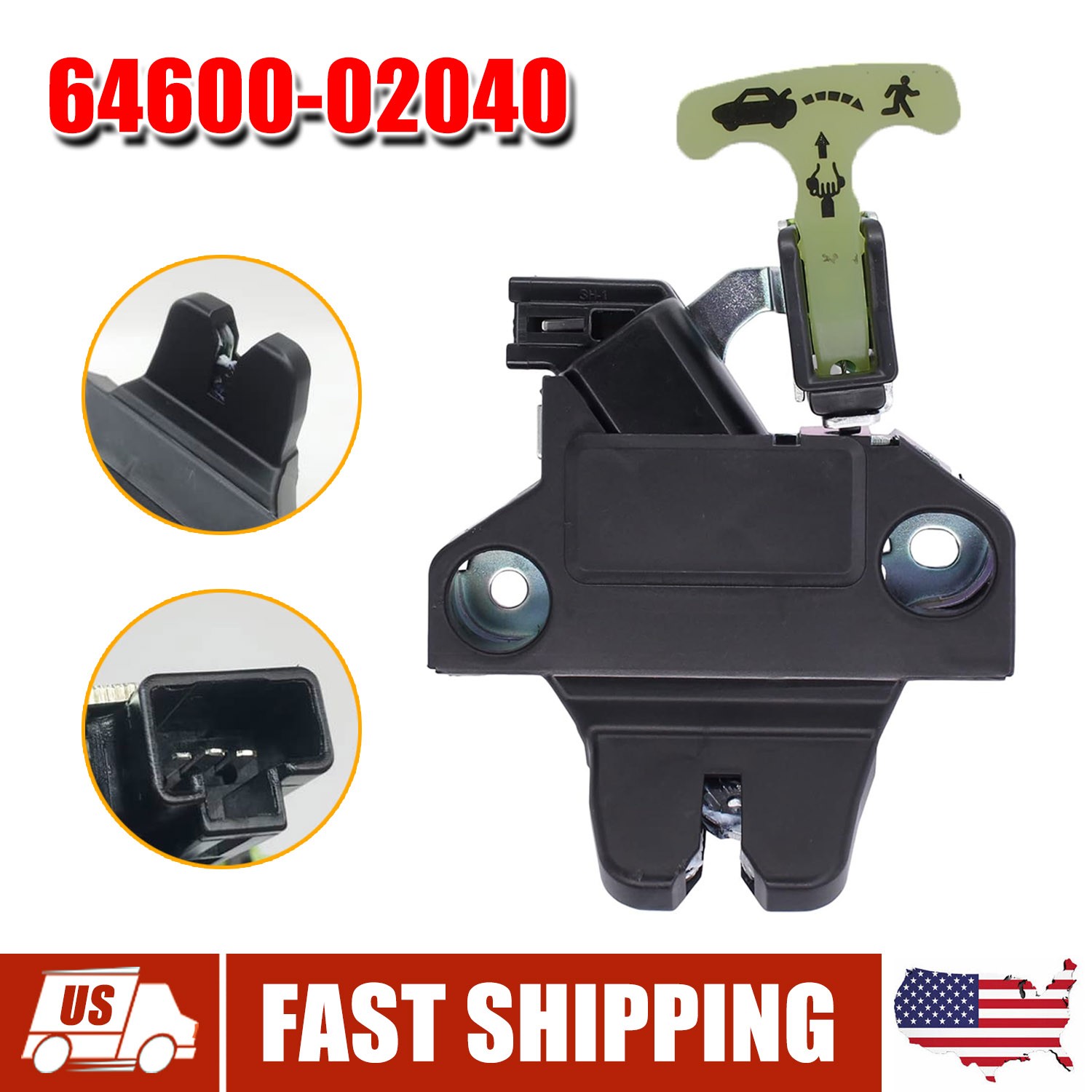 Trunk Latch For Toyota Corolla 2009 – 2013 Keyless Lid Lock Actuator 64600-02040