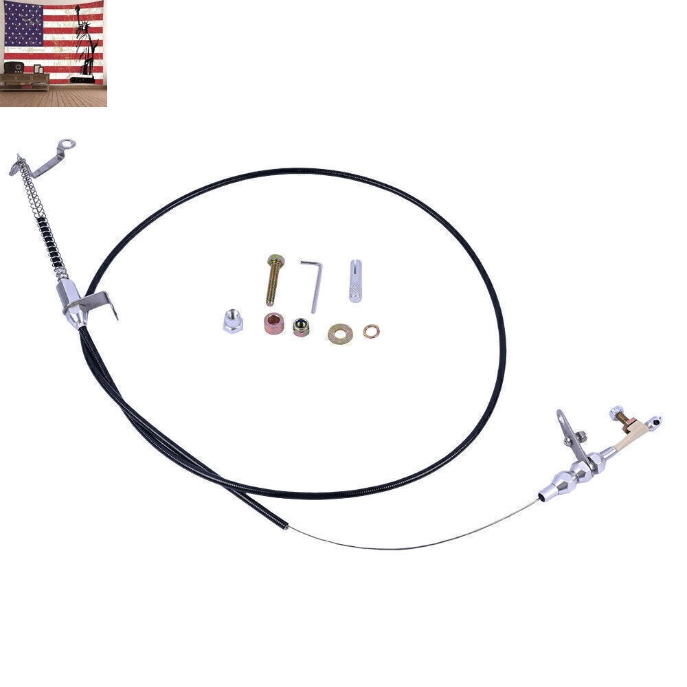 New KD-2AODU Black Kickdown Cable Kit For Ford/AOD Lokar US Free shipping