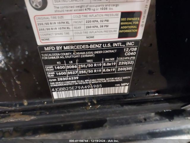 Automatic Transmission 164 Type ML320 Fits 07-09 MERCEDES ML-CLASS 2725450