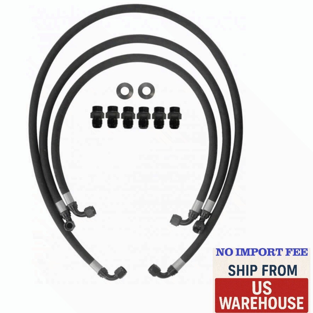Fleece Allison Transmission Cooler Lines For 2001-2005 G͛M 6.6L Duramax Diesel