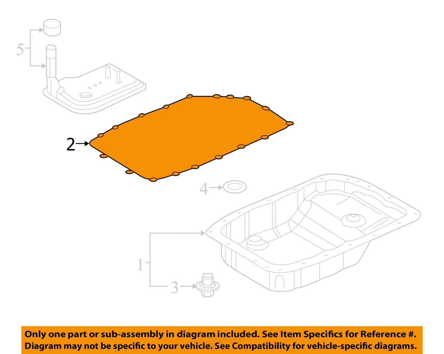 GM OEM 06-21 Avalanche Transmission Components-Trans Pan Gasket 24224781