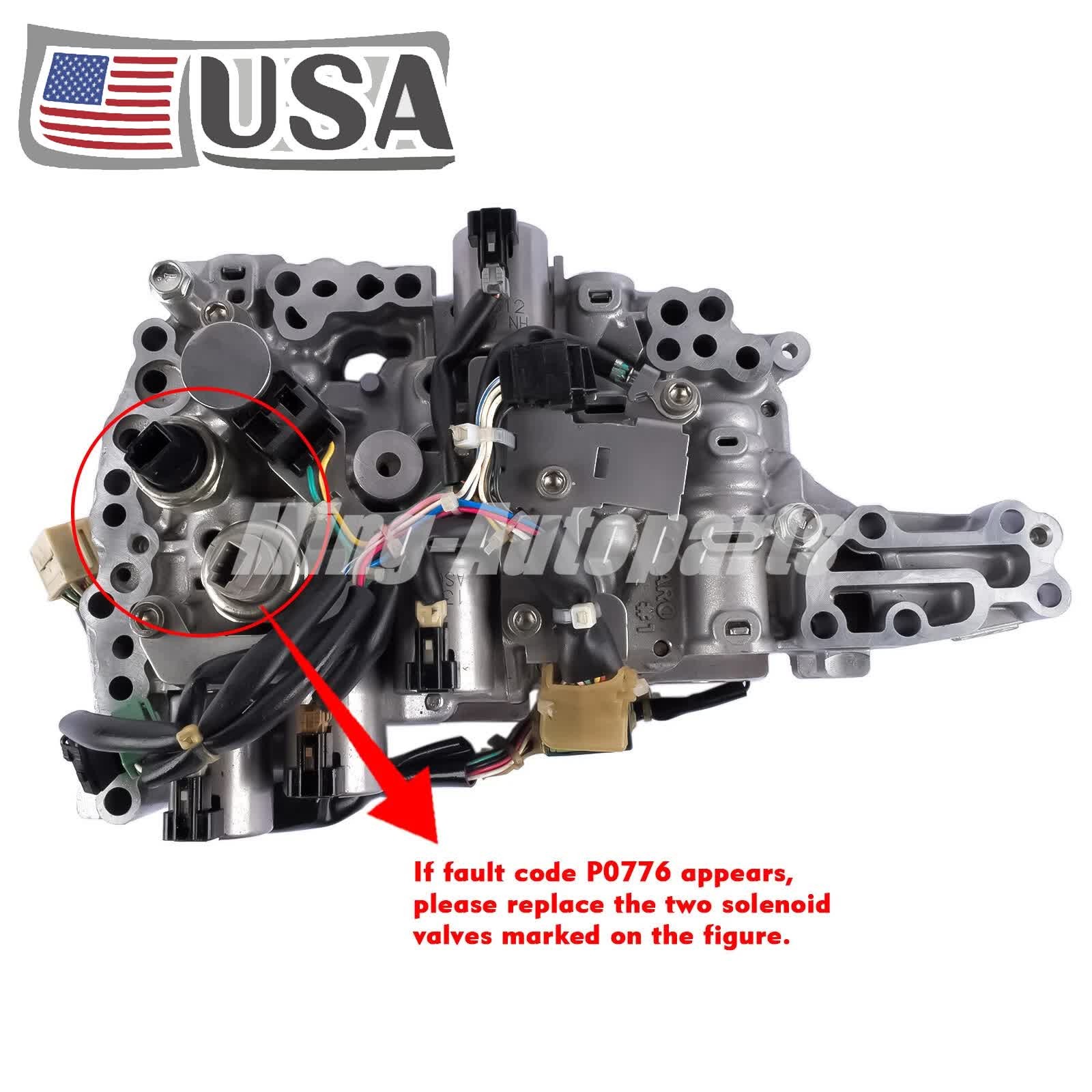 For Nissan Pathfinder 3.5L 2012-2018 Valve Body W Shift Solenoids JF017E CVT