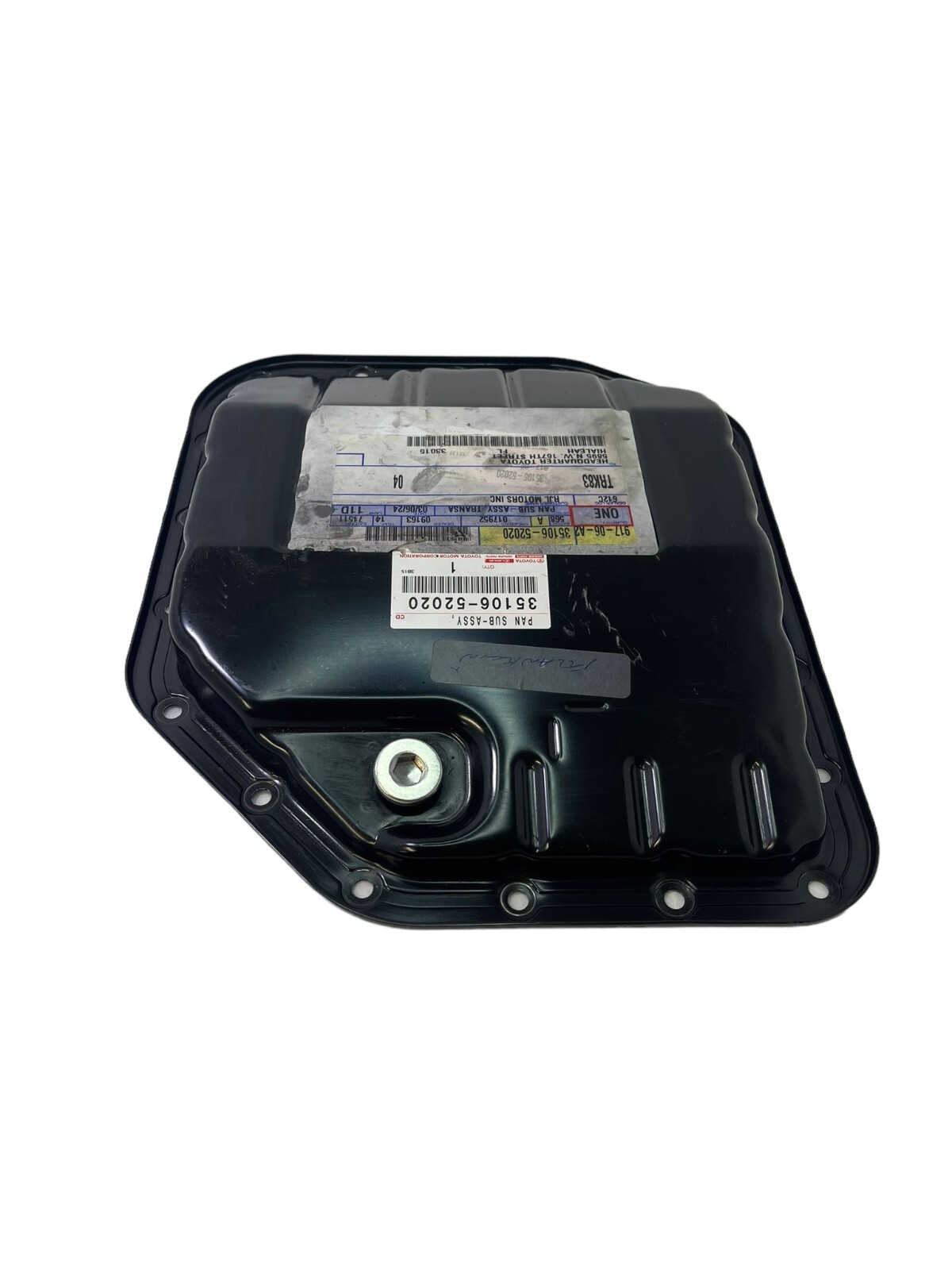 Toyota Corolla Transmission Pan 2009-2017 Black Steel Material 3510652020