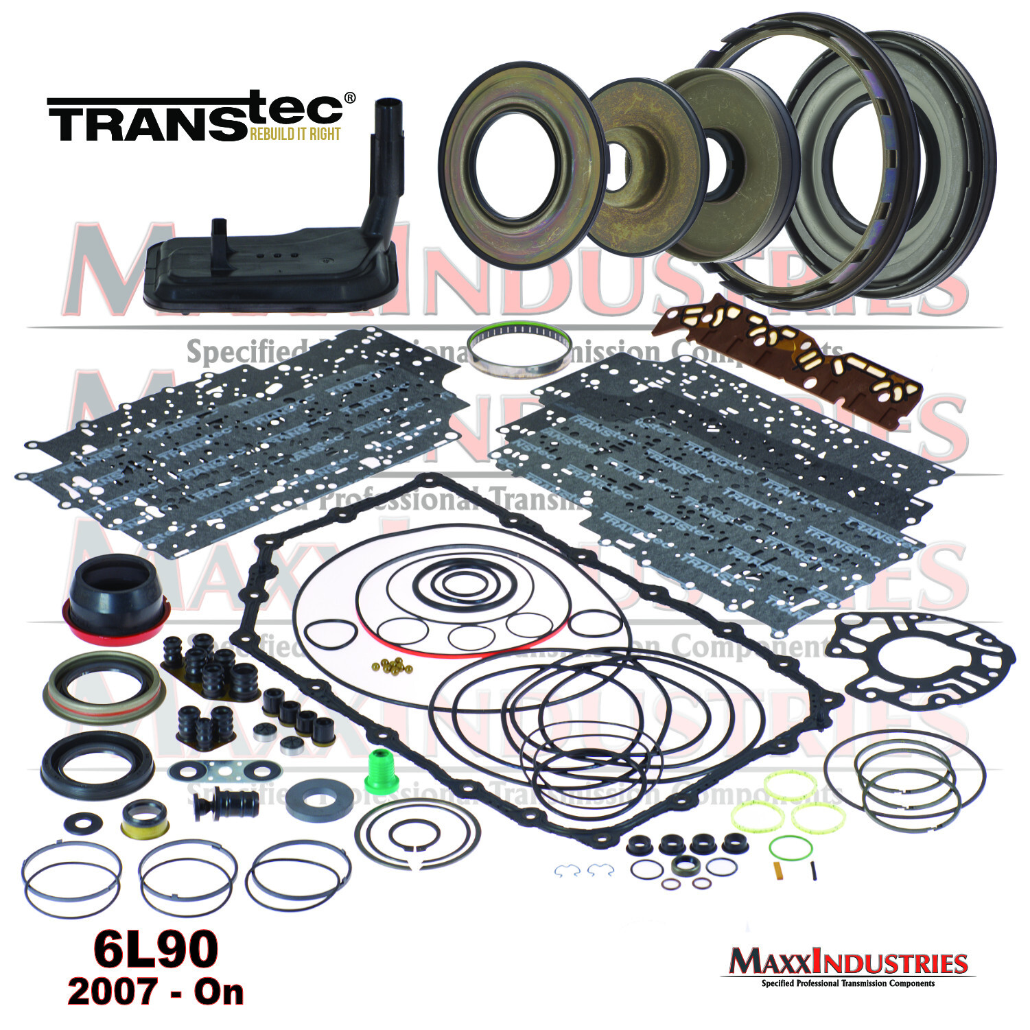 6L90 Transmissi​on Rebuild kit with Pistons and Filter – Gaskets Seals