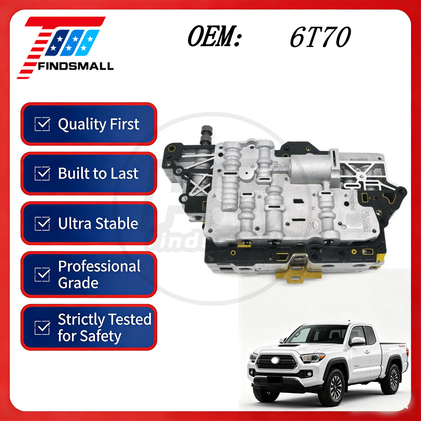 6T70 6T75 Transmission Valve Body Fit 2013-19 Buick Cadillac Chevrolet 2.4L 3.6L