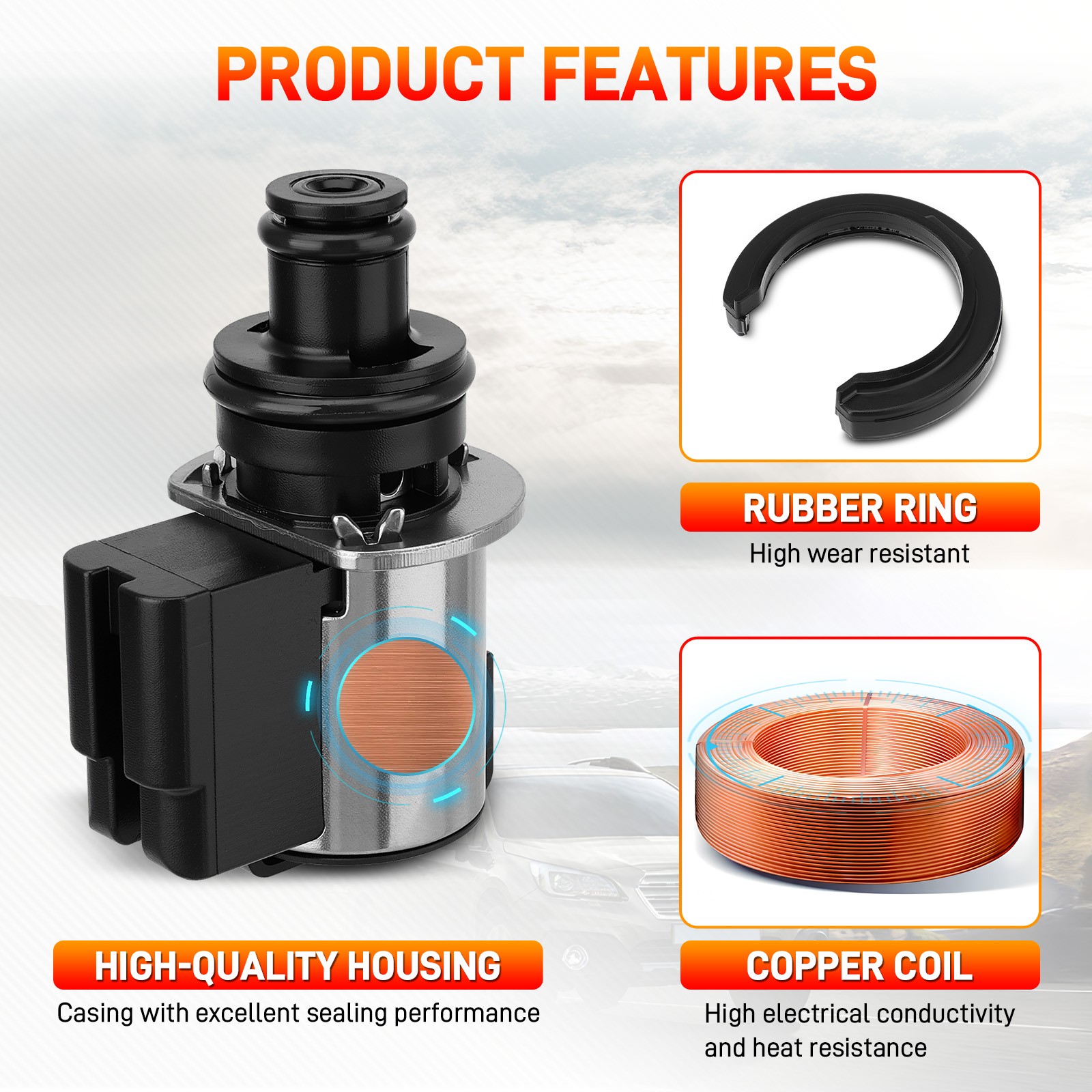 Torque Converter AWD Pressure Control Solenoid For Subaru Lineartronic TR580/690