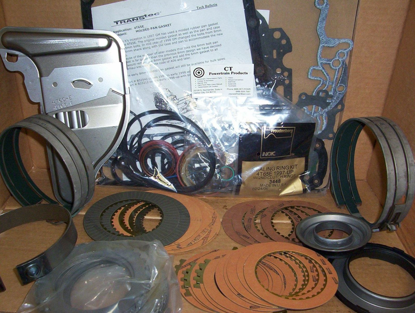 4T65E 1997-2000 Super Master Rebuild Kit With Steels Filter All Bands Washer Set