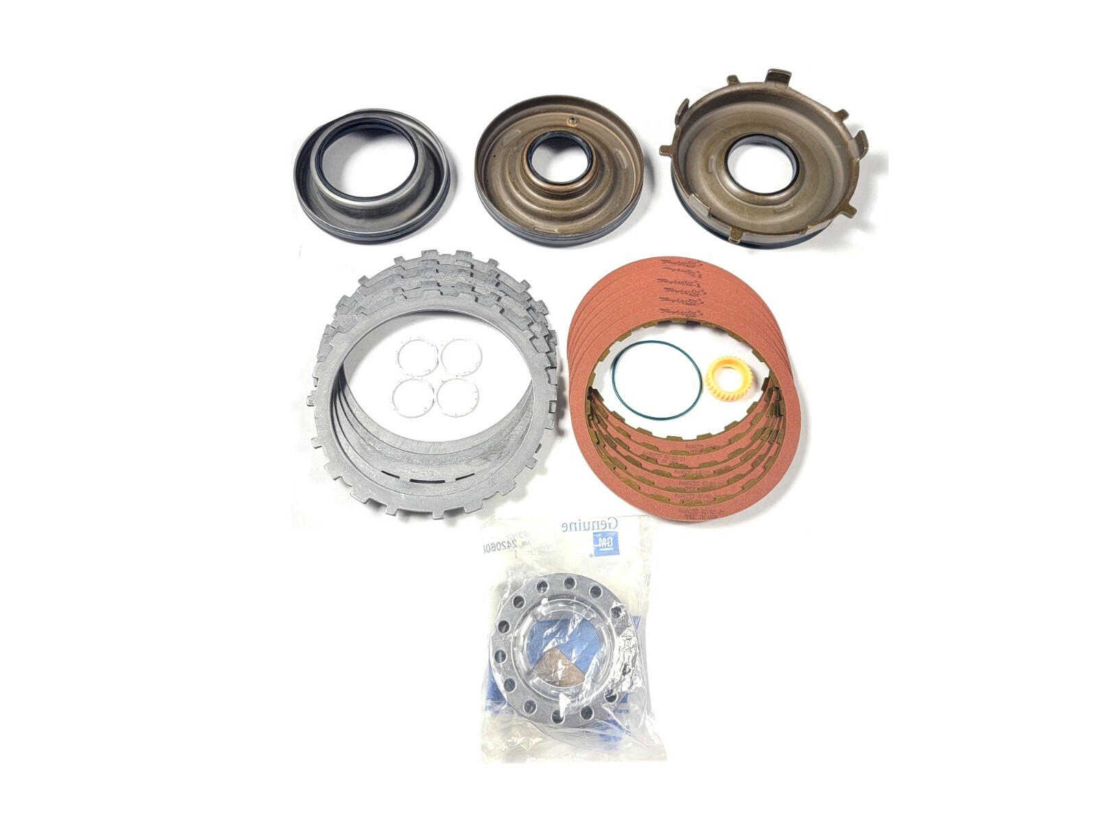 700R4 Updated Transmission Molded Piston Set w/ Seal Kit 3-4 Stage 1 Clutch Pack