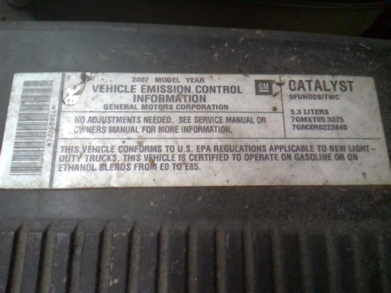 Automatic Transmission from 07 2007 GMC YUKON 4L60E KLD 89037517 4×4 4wd