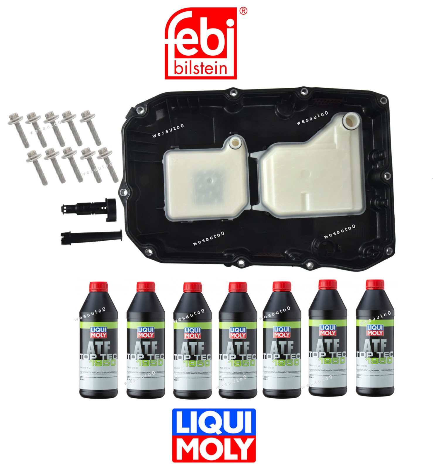 Transmission Oil Pan Filter Gasket Bolt +7L ATF OES for Mercedes Metris Sprinter