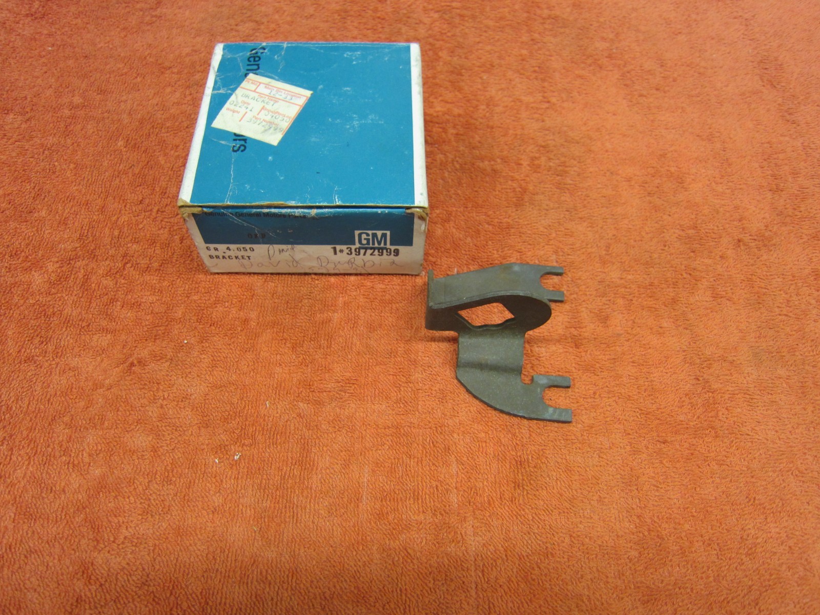 NOS 1970-1973 CAMARO CHEVELLE IMPALA TRUCK TH350 DETENT CABLE BRACKET GM 3972999
