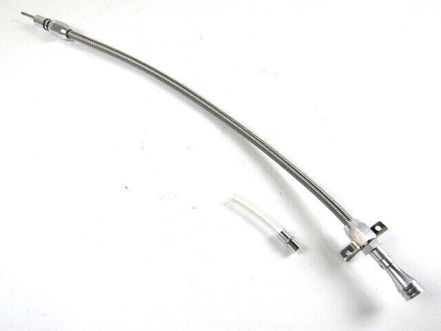 GM Chevy 4L60E Steel Braided Transmission Dipstick Firewall Mount E45526