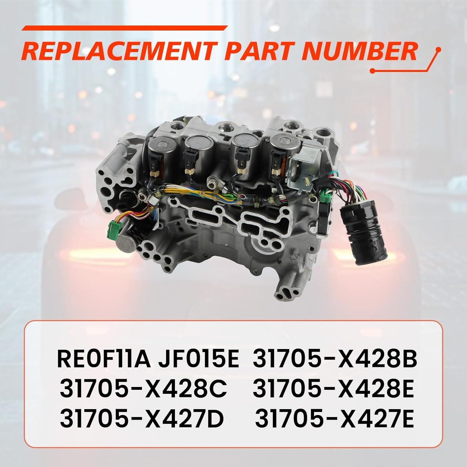 RE0F11A JF015E CVT Transmission Valve Body Nissan Replaces 31705-X428E & X428B