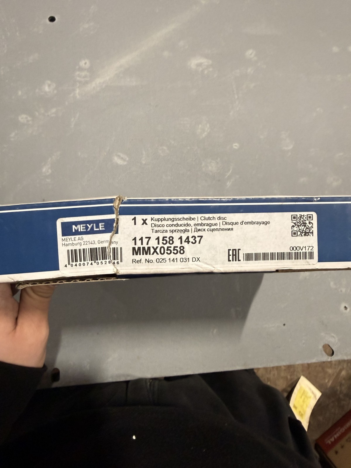 meyle clutch disk 1171581437