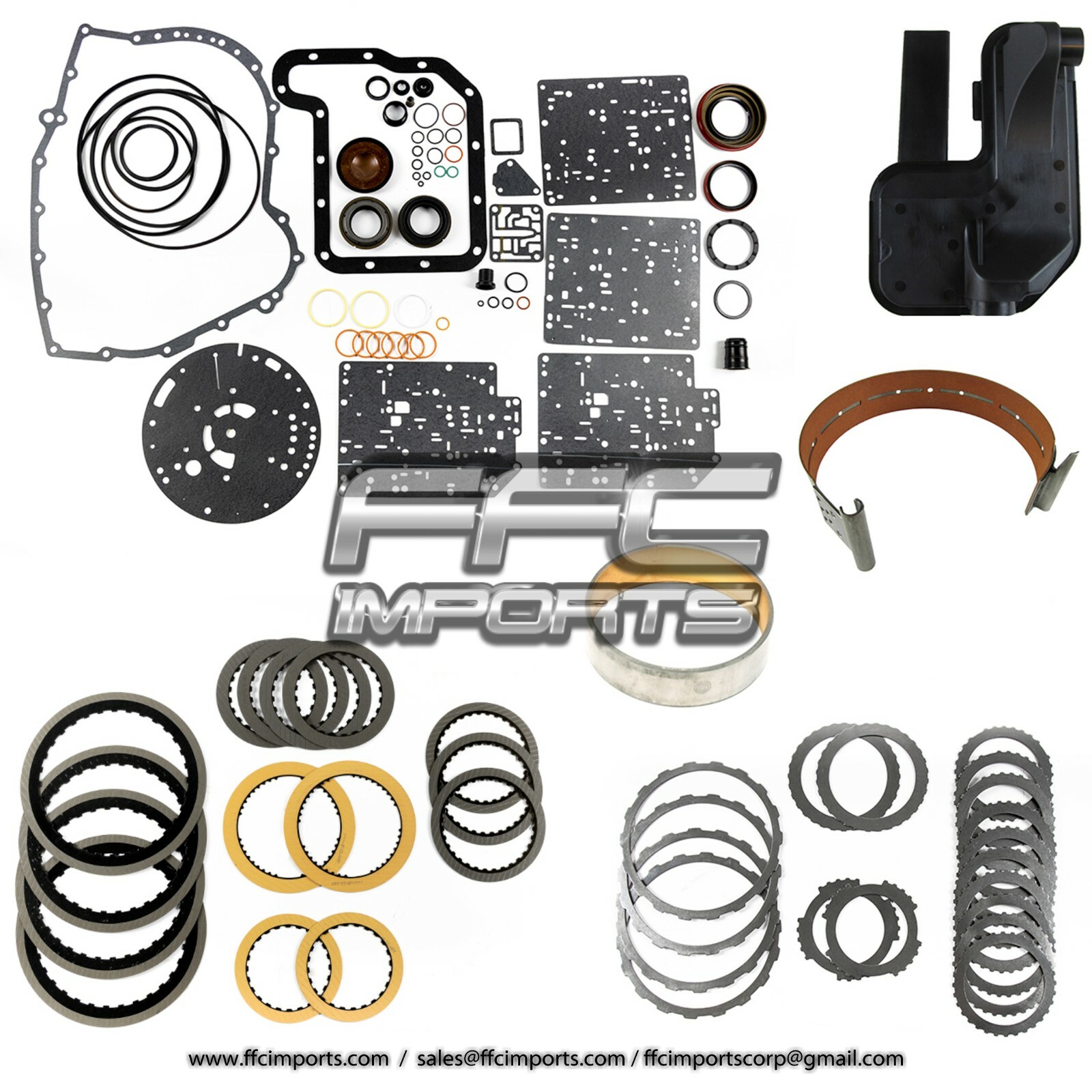 CD4E LA4AEL Super Master Rebuild KIT 94-2008 Filter Band Friction Steel Bushing