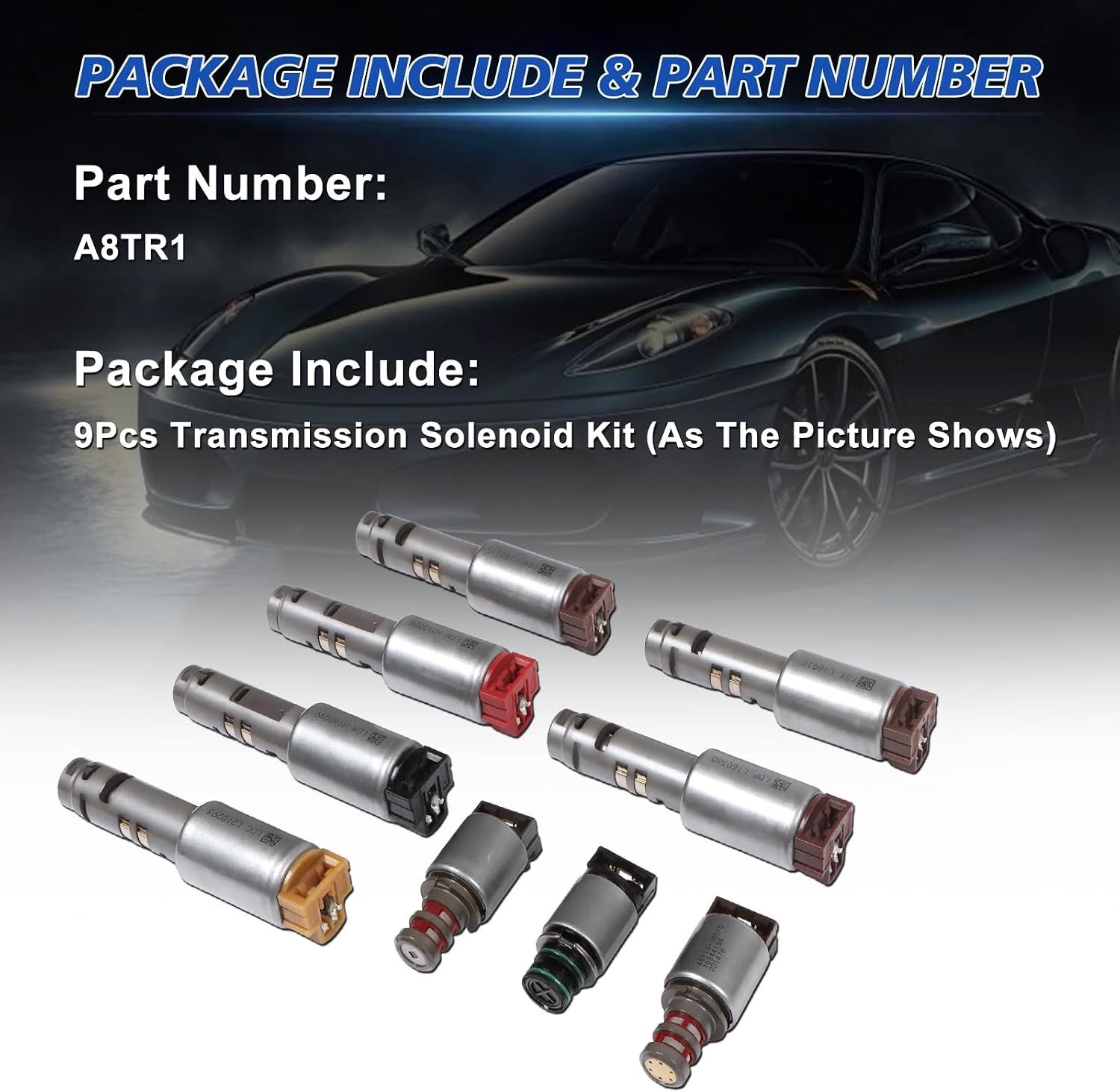 A8TR1 Transmission Solenoid Valve Kit for Hyundai Genesis 8 SPEED
