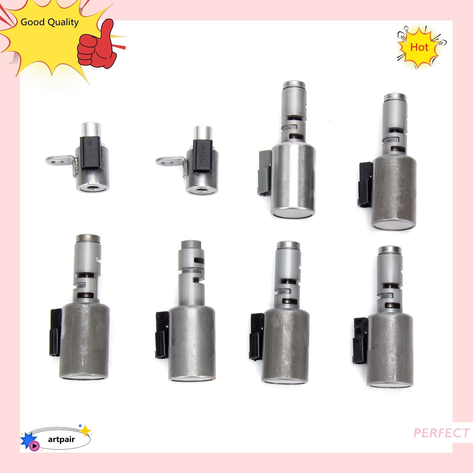 8pcs/set 6-Speed 09G TF-60SN/TF60SN Trans Valve Body Solenoid Set fits for Mini